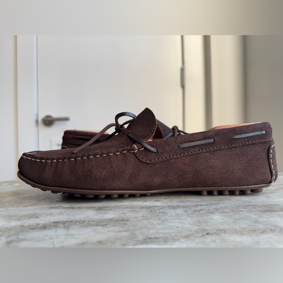 SID MASHBURN Suede Driving Moccasins Shoes Loafers Brown $450 Drivers Mocs 11 - Picture 5 of 11